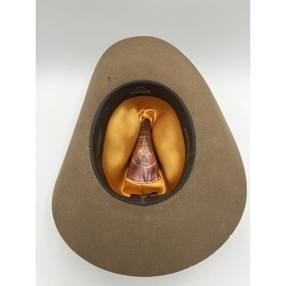 Vintage RESISTOL 2X Double X PECOS Cowboy Hat Brown Size 7 Review All Photos - Picture 12 of 16
